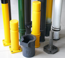 Polyurethane Plastic Flexible bollards