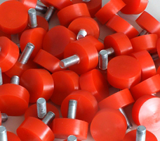 Polyurethane Rubber Coated Leveling Bolts