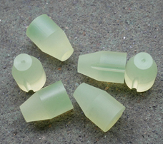 Urethane Rubber Bumpers with Tapered Tip End