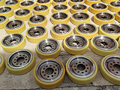 Polyurethane Vulkollan Drive Wheels for Coal Mining Industry